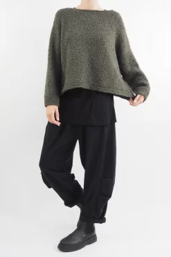 Made In Italy Hygge Boucle Knit Top Bonsai -Fashion Women's Store made in italy hygge boucle knit top bonsai14.jpg