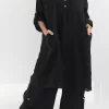 Made In Italy Pure Linen Jensen Buttoned Shirt Dress Black 2 Made In Italy Pure Linen Jensen Buttoned Shirt Dress Black -Fashion Women's Store made in italy jensen buttoned shirt dress black 1.jpg