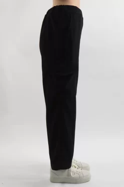 Made In Italy Jumbo Softie Stretch Cord Cargo Pant Black -Fashion Women's Store made in italy jumbo softie stretch cord cargo pant black 2.jpg
