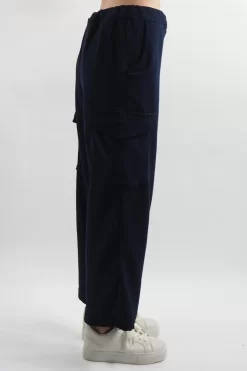 Made In Italy Jumbo Softie Stretch Cord Cargo Pant Ink -Fashion Women's Store made in italy jumbo softie stretch cord cargo pant ink 3.jpg