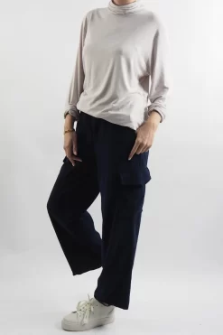 Made In Italy Jumbo Softie Stretch Cord Cargo Pant Ink -Fashion Women's Store made in italy jumbo softie stretch cord cargo pant ink 5.jpg