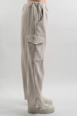Made In Italy Jumbo Softie Stretch Cord Cargo Pant Stone -Fashion Women's Store made in italy jumbo softie stretch cord cargo pant stone 3.jpg