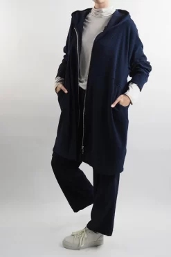 Made In Italy Jumbo Softie Stretch Cord Long Zip Jacket Ink -Fashion Women's Store made in italy jumbo softie stretch cord long zip jacket ink 4.jpg