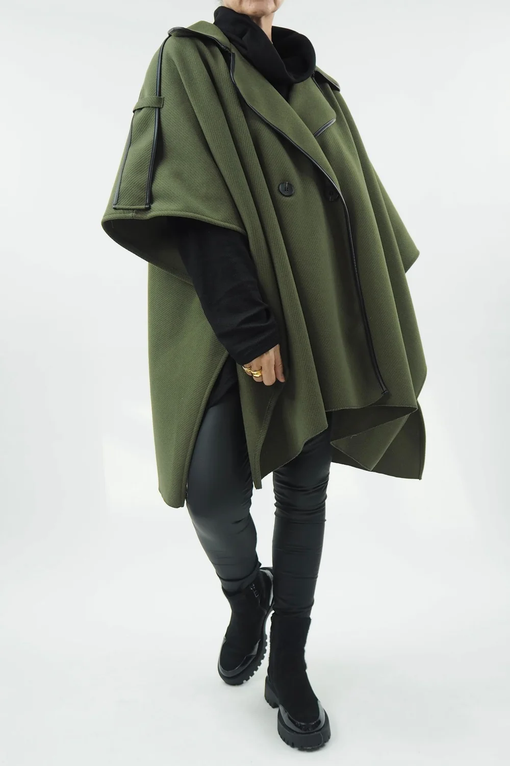 Made In Italy Kensington Cape Khaki 3 Made In Italy Kensington Cape Khaki