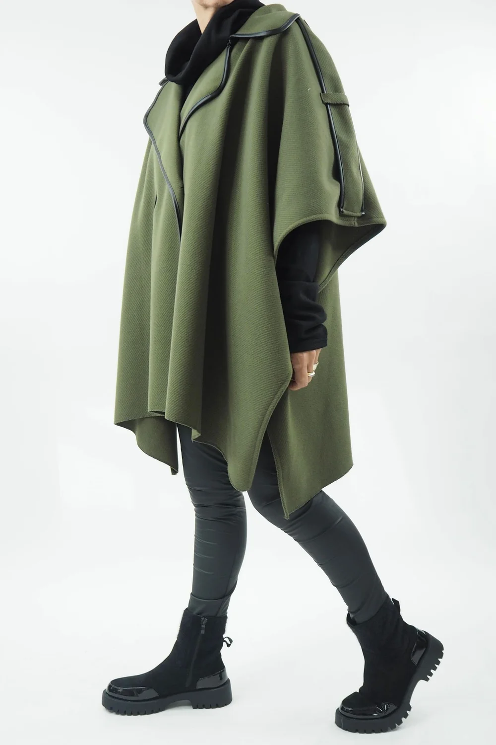 Made In Italy Kensington Cape Khaki 4 Made In Italy Kensington Cape Khaki - Image 2