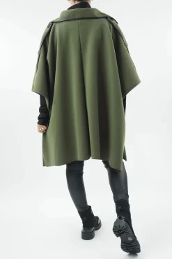 Made In Italy Kensington Cape Khaki 7 Made In Italy Kensington Cape Khaki -Fashion Women's Store made in italy kensington cape khaki03.jpg