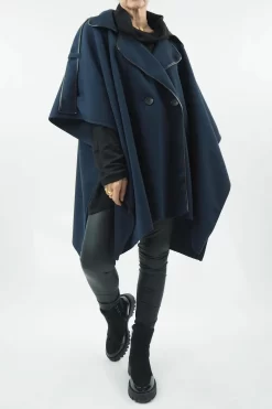 Made In Italy Kensington Cape Navy