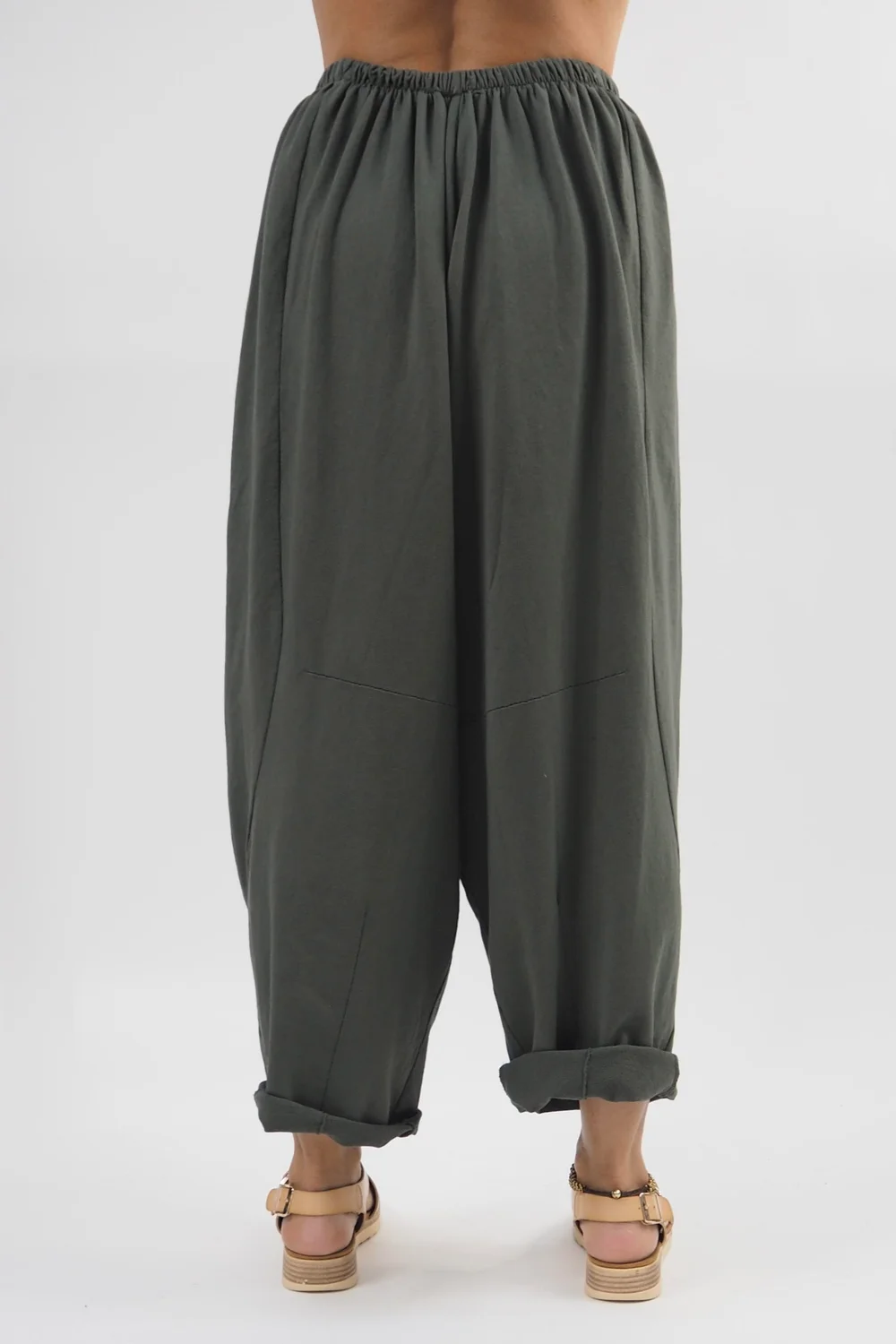 Made In Italy Lagenlook Classic Cocoon Pant Bonsai 5 Made In Italy Lagenlook Classic Cocoon Pant Bonsai - Image 3