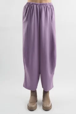 Made In Italy Lagenlook Classic Cocoon Pant Mauve