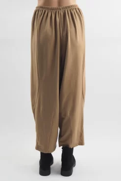 Made In Italy Lagenlook Classic Cocoon Pant Toast -Fashion Women's Store made in italy lagenlook classic cocoon pant toast 04.jpg