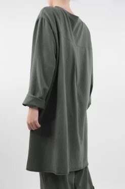 Made In Italy Lagenlook High Low Pocket Sweatshirt Bonsai -Fashion Women's Store made in italy lagenlook high low pocket sweatshirt bonsai13.jpg