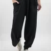 Made In Italy Lagenlook Shelby Cocoon Pant Black /