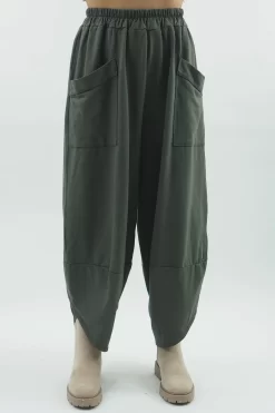 Made In Italy Lagenlook Shelby Cocoon Pant Bonsai