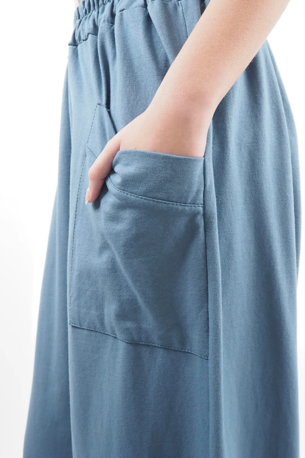 Made In Italy Lagenlook Shelby Cocoon Pant Denim 6 Made In Italy Lagenlook Shelby Cocoon Pant Denim - Image 4