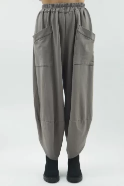 Made In Italy Lagenlook Shelby Cocoon Pant Mushroom