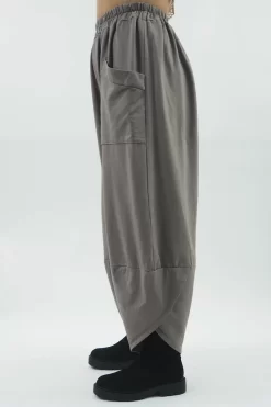 Made In Italy Lagenlook Shelby Cocoon Pant Mushroom 8 Made In Italy Lagenlook Shelby Cocoon Pant Mushroom -Fashion Women's Store made in italy lagenlook shelby cocoon pant mushroom 3.jpg