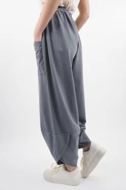 Made In Italy Lagenlook Shelby Cocoon Pant Storm -Fashion Women's Store made in italy lagenlook shelby cocoon pant storm13.jpg