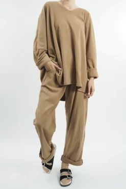 Made In Italy Long Haul Lux Chamois Set Toast