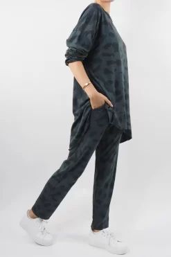 Made In Italy Cotton Lounging Leopard Set Graphite Grey -Fashion Women's Store made in italy lounging leopard set graphite 3.jpg 1