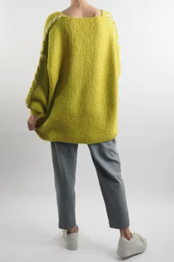Made In Italy Malmo Oversized Over Stitch Knit Top Oil 8 Made In Italy Malmo Oversized Over Stitch Knit Top Oil -Fashion Women's Store made in italy malmo oversized over stitch knit top olive 3.jpg