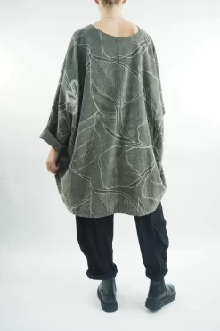 Made In Italy Malone Kew Oversized Needlecord Pocket Top Khaki 7 Made In Italy Malone Kew Oversized Needlecord Pocket Top Khaki -Fashion Women's Store made in italy malone kew oversized pocket top khaki 3.jpg