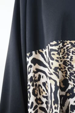 Made In Italy Moxie Mixed Animal Panel Top Black 13 Made In Italy Moxie Mixed Animal Panel Top Black -Fashion Women's Store made in italy moxie mixed animal panel top black06.jpg