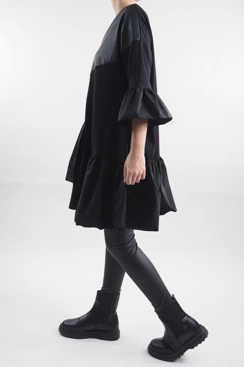 Made In Italy Moxie Pesca Rue Tunic Black 5 Made In Italy Moxie Pesca Rue Tunic Black - Image 3