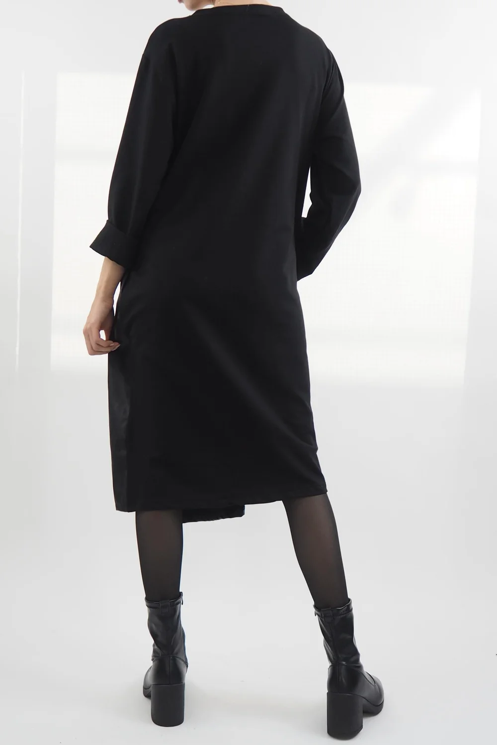 Made In Italy Moxie Pesca Zippy Dress Black 5 Made In Italy Moxie Pesca Zippy Dress Black - Image 3