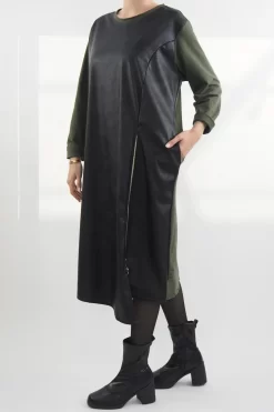 Made In Italy Moxie Pesca Zippy Dress Bonsai -Fashion Women's Store made in italy moxie pesca zippy dress bonsai4.jpg