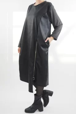 Made In Italy Moxie Pesca Zippy Dress Charcoal Marl 9 Made In Italy Moxie Pesca Zippy Dress Charcoal Marl -Fashion Women's Store made in italy moxie pesca zippy dress charcoal marl3.jpg