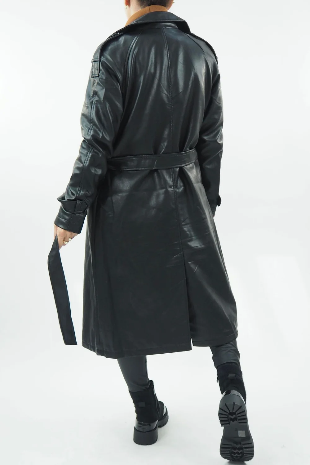 Made In Italy Neo Trench Coat Black 5 Made In Italy Neo Trench Coat Black - Image 3