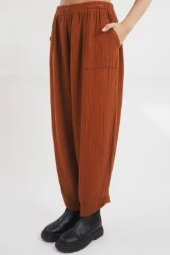 Made In Italy Obi Crepe Cotton Slim Leg Cuff Pant Saffron 11 Made In Italy Obi Crepe Cotton Slim Leg Cuff Pant Saffron -Fashion Women's Store made in italy obi crepe cotton slim leg cuff pant saffron9.jpg