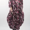 Made In Italy Oversized Tech Soft Cocoon Dress Cubist Bordeaux * 2 Made In Italy Oversized Tech Soft Cocoon Dress Cubist Bordeaux * -Fashion Women's Store made in italy oversized tech soft cocoon dress cubist bordeaux1.jpg