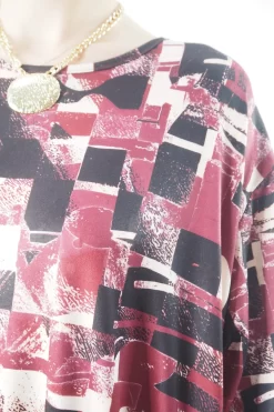 Made In Italy Oversized Tech Soft Cocoon Dress Cubist Bordeaux * 15 Made In Italy Oversized Tech Soft Cocoon Dress Cubist Bordeaux * -Fashion Women's Store made in italy oversized tech soft cocoon dress cubist bordeaux6.jpg