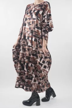 Made In Italy Oversized Tech Soft Cocoon Dress Cubist Chestnut ** 12 Made In Italy Oversized Tech Soft Cocoon Dress Cubist Chestnut ** -Fashion Women's Store made in italy oversized tech soft cocoon dress cubist chestnut3.jpg