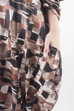 Made In Italy Oversized Tech Soft Cocoon Dress Cubist Chestnut ** 13 Made In Italy Oversized Tech Soft Cocoon Dress Cubist Chestnut ** -Fashion Women's Store made in italy oversized tech soft cocoon dress cubist chestnut4.jpg