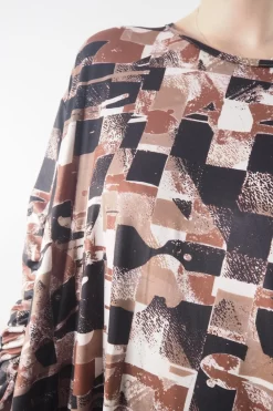 Made In Italy Oversized Tech Soft Cocoon Dress Cubist Chestnut ** 14 Made In Italy Oversized Tech Soft Cocoon Dress Cubist Chestnut ** -Fashion Women's Store made in italy oversized tech soft cocoon dress cubist chestnut5.jpg