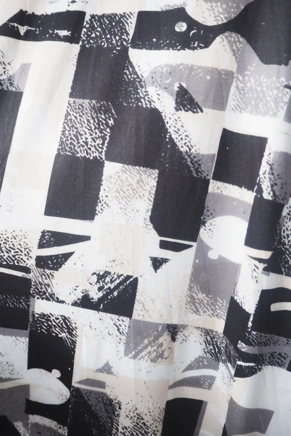 Made In Italy Oversized Tech Soft Cocoon Dress Cubist Mono 9 Made In Italy Oversized Tech Soft Cocoon Dress Cubist Mono - Image 7