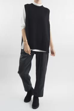 Made In Italy Pesca Leather Look Deep Pocket Pant Black 11 Made In Italy Pesca Leather Look Deep Pocket Pant Black -Fashion Women's Store made in italy pesca leather look deep pocket pant black 5.jpg