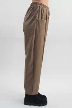 Made In Italy Pesca Leather Look Deep Pocket Pant Camel 9 Made In Italy Pesca Leather Look Deep Pocket Pant Camel -Fashion Women's Store made in italy pesca leather look deep pocket pant camel 3.jpg