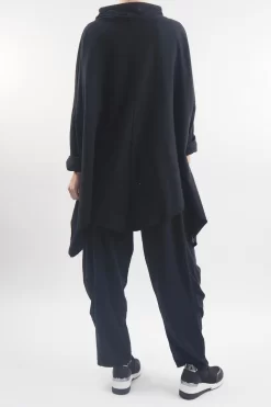 Made In Italy Queeni Star Skull Cuddie Top Black -Fashion Women's Store made in italy queeni star skull cowl top black03.jpg