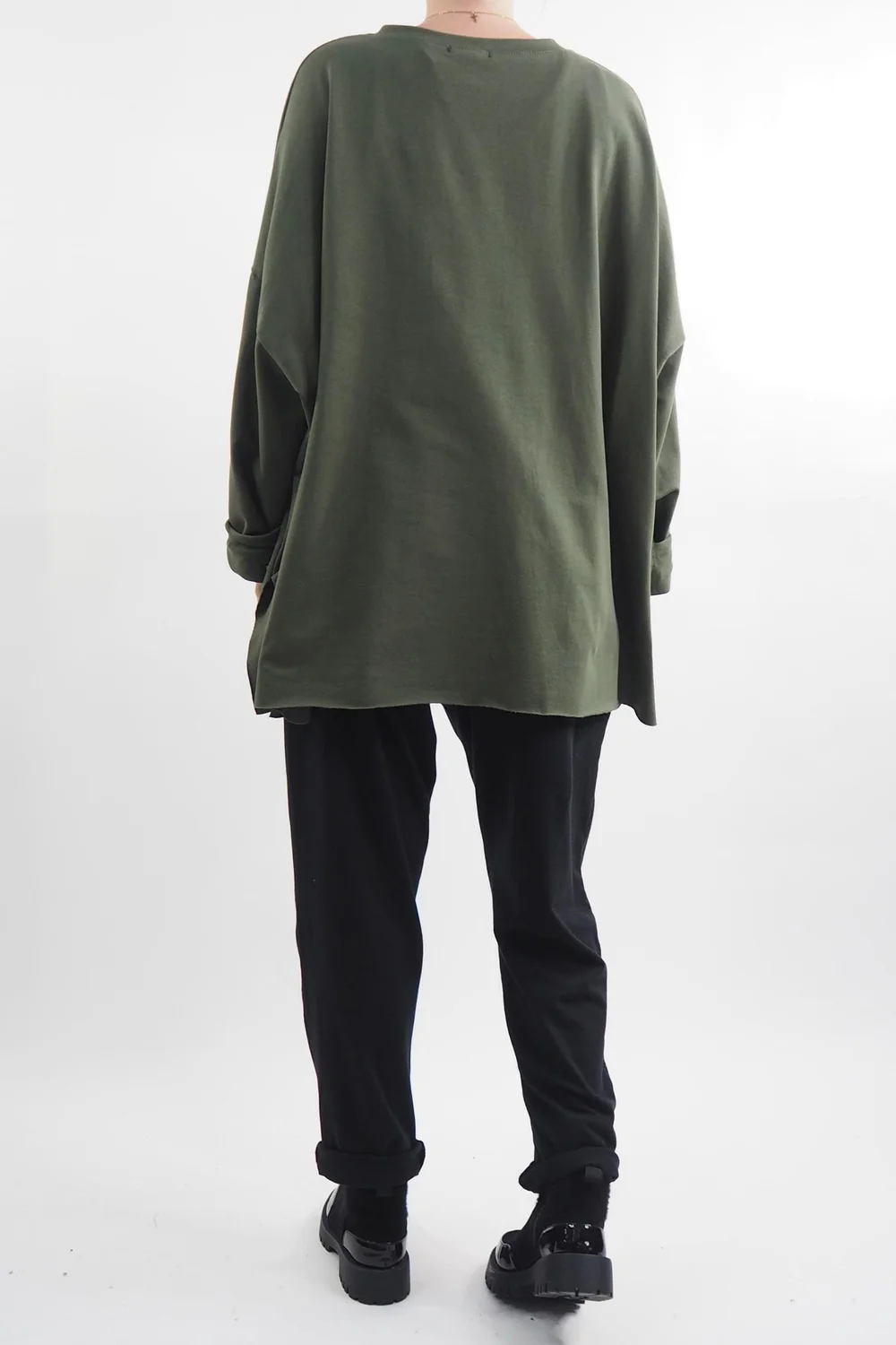 Made In Italy Queeni Star Skull Cut Out Top Khaki 6 Made In Italy Queeni Star Skull Cut Out Top Khaki - Image 4