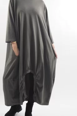 Made In Italy Sander Los Arcos Cocoon Dress Bonsai -Fashion Women's Store made in italy sander los arcos cocoon dress bonsai 03.jpg