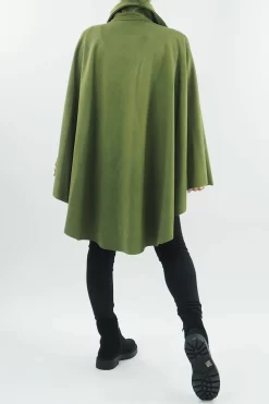 Made In Italy Sander Moleskin Touch Stretch Zippy Cape Olive // 7 Made In Italy Sander Moleskin Touch Stretch Zippy Cape Olive // -Fashion Women's Store made in italy sander moleskin stretch zippy cape olive3.jpg