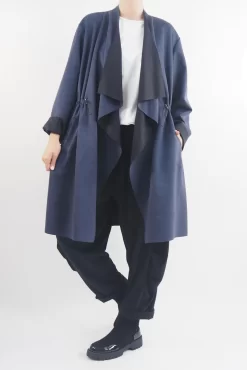 Made In Italy Sander Moleskin Touch Sporty Waterfall Jacket Midnight 9 Made In Italy Sander Moleskin Touch Sporty Waterfall Jacket Midnight -Fashion Women's Store made in italy sander moleskin touch sporty waterfall jacket midnight04.jpg