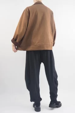 Made In Italy Sander Moleskin Touch Stretch Biker Jacket Chestnut 8 Made In Italy Sander Moleskin Touch Stretch Biker Jacket Chestnut -Fashion Women's Store made in italy sander moleskin touch stretch biker jacket chestnut3.jpg