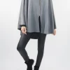 Made In Italy Sander Moleskin Touch Stretch Zippy Cape Shadow Grey -Fashion Women's Store made in italy sander moleskin touch stretch zippy cape shadow grey11.jpg