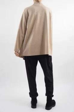 Made In Italy Sander Moleskin Touch Waterfall Blazer Nude -Fashion Women's Store made in italy sander moleskin touch waterfall blazer nude13.jpg