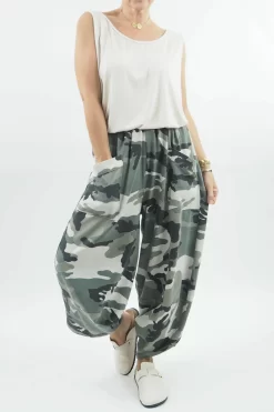 Made In Italy Seven Nations Shelby Cocoon Pant Camo // -Fashion Women's Store made in italy seven nations shelby cocoon pant camo 13.jpg