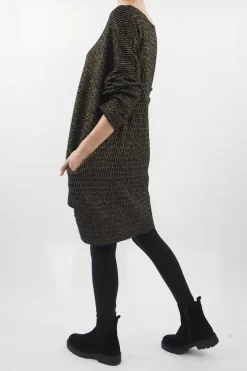 Made In Italy Shimmer Me Softly Dress Black -Fashion Women's Store made in italy shimmer me softly dress black4.jpg